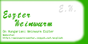 eszter weinwurm business card